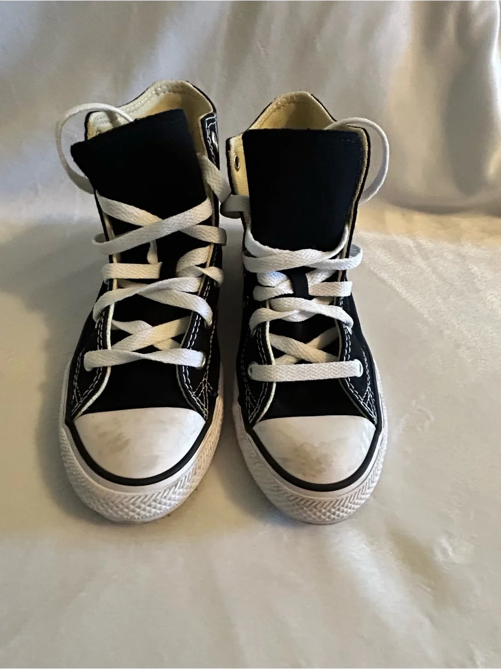 Converse Kids Black and White High-Top Sneakers